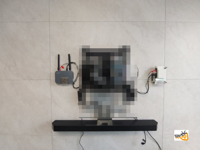 우미린에코포레 삼성 65인치 시공사진 2
