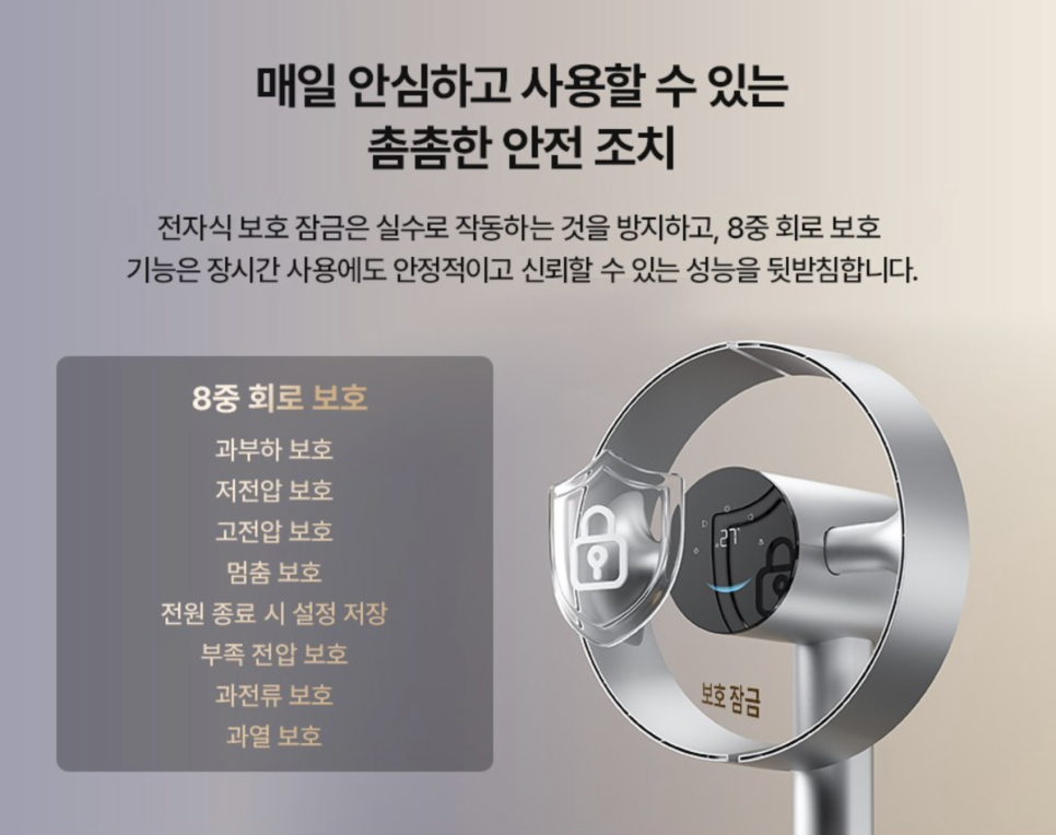 거실의 무드를 바꾸는 한 줄기 바람, 스마트한 드리미 MF10 날개 없는 선풍기 이미지 6