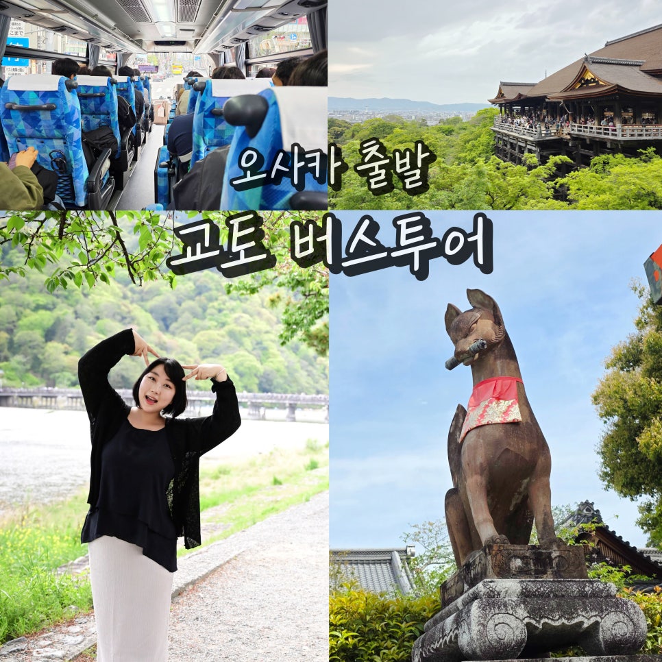 오사카 교토 당일 버스투어: 후시미이나리부터 기요미즈데라까지 — 사진 1