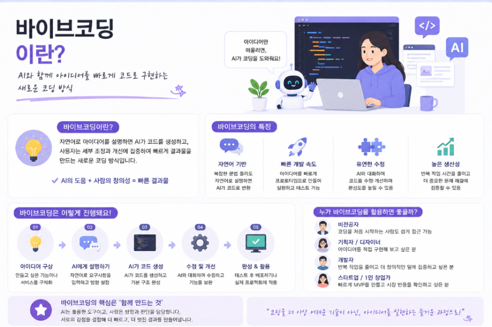 바이브코딩 후기: 비전공자도 AI 코딩 실무 완성 — 사진 1