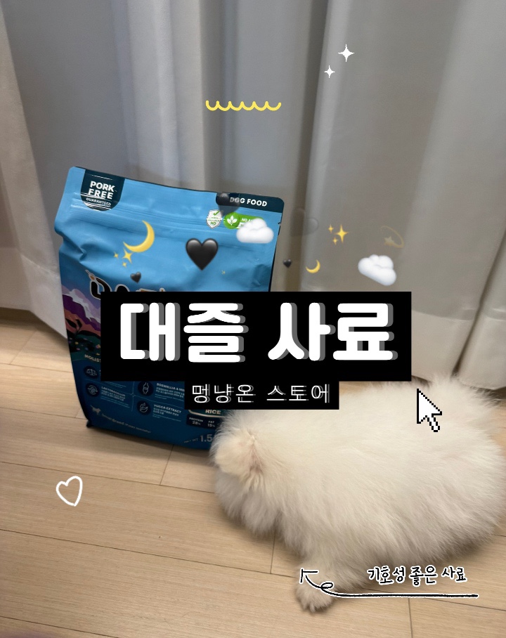 대즐 강아지 사료, 기호성 끝판왕 후기