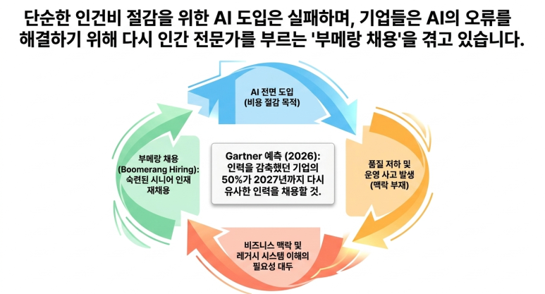 인건비 절감의 실패: 부메랑 채용