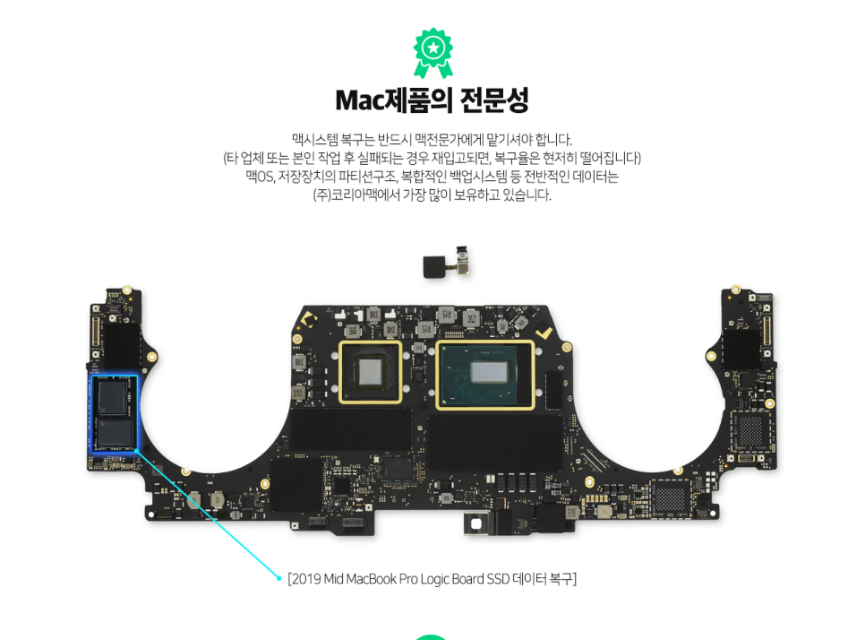 맥북프로·아이맥 데이터복구, 전원불량과 부팅불가 상황에서 코리아맥을 찾으세요 이미지 5
