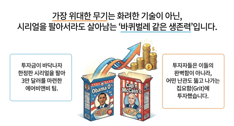 화려한 기술 보다 생존력 증명