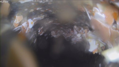 청주 싱크대뚫는업체 흥덕구 복대동 싱크대막힘 배관 이물질 계란껍질 제거 사진 9