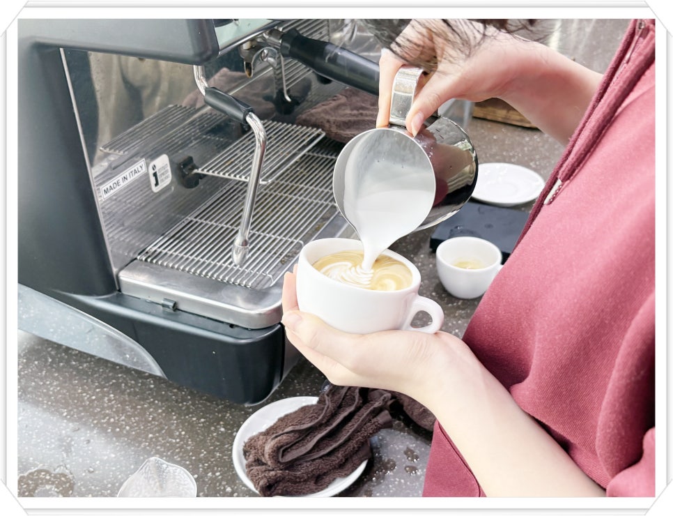 바리스타 원데이클래스 후기: 코리아요리학원 라떼아트 체험 — 사진 1