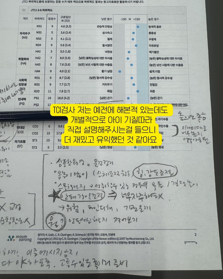 압구정 미술 심리 원데이 클래스 후기: 6세 기질검사 부모교육까지 — 사진 6