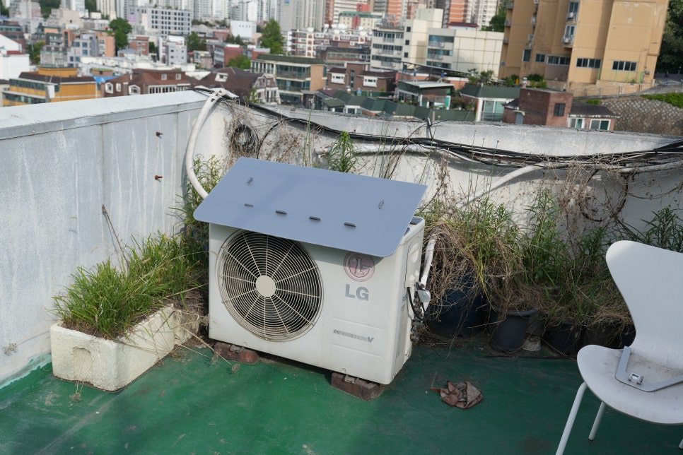 스토움 에어컨 실외기 커버 리뷰, 한 여름이 오기 전 실외기 햇빛가리개 리뷰 이미지 9