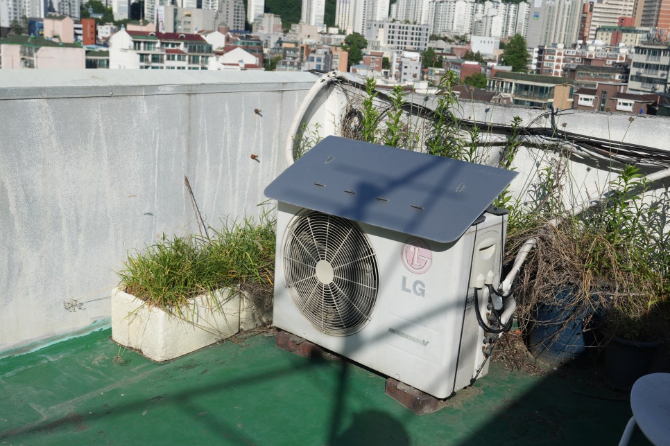 스토움 에어컨 실외기 커버 리뷰, 한 여름이 오기 전 실외기 햇빛가리개 리뷰 이미지 11
