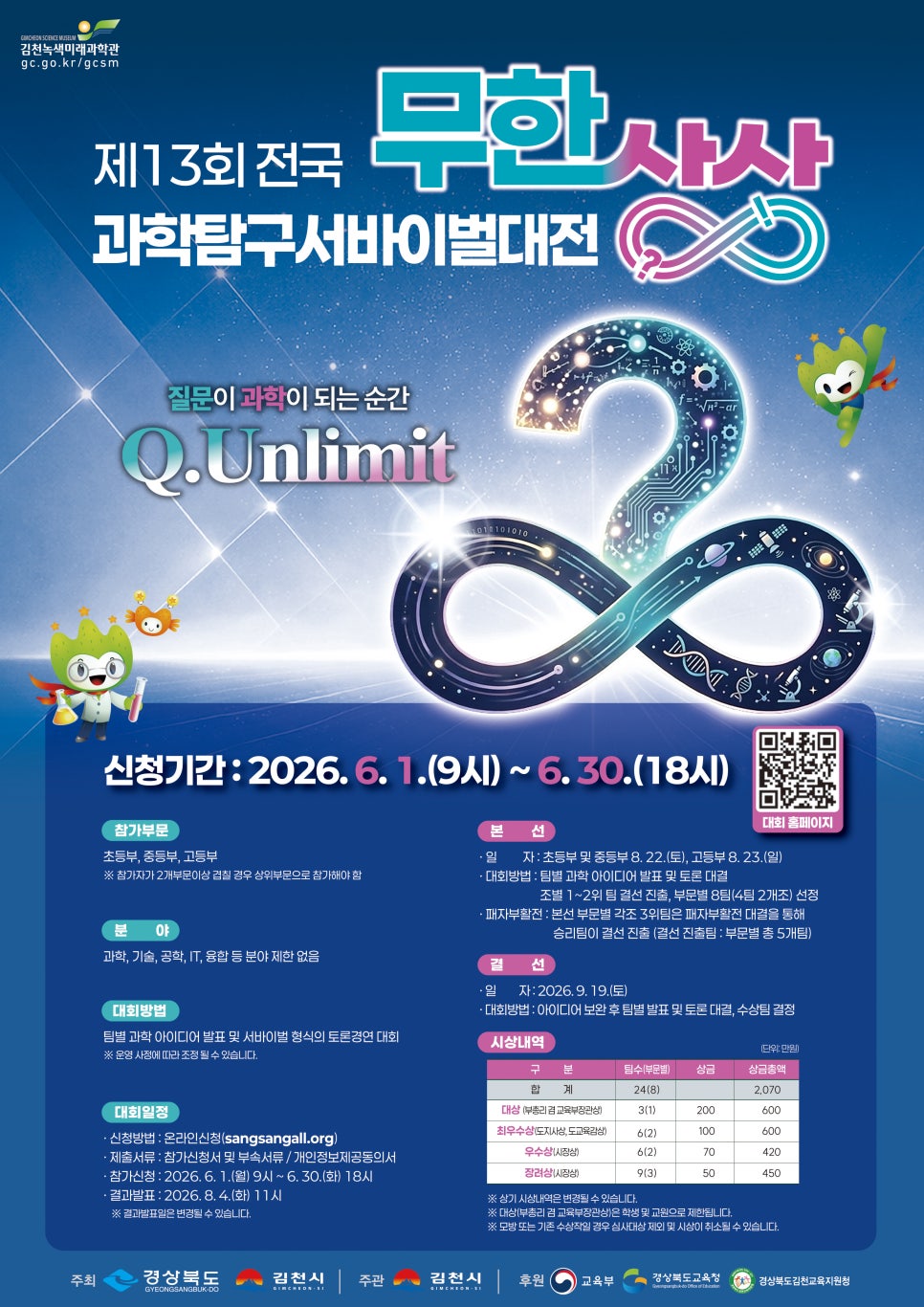 [과학대회] 제13회 전국 무한상상 과학탐구 서바이벌 대전