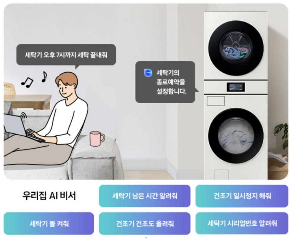 삼성 비스포크 AI 원바디 WH90F2520AAHY, 25kg 세탁기 건조기 선택 전 볼 점 이미지 9