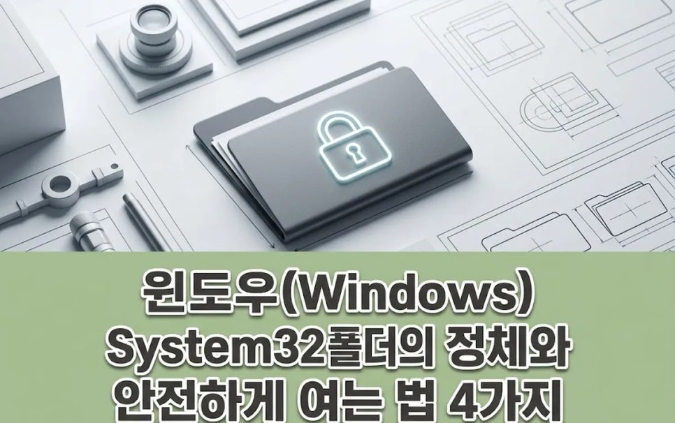 윈도우(Windows) System32 폴더의 정체와 안전하게 여는 법 4가지 : 네이버 블로그