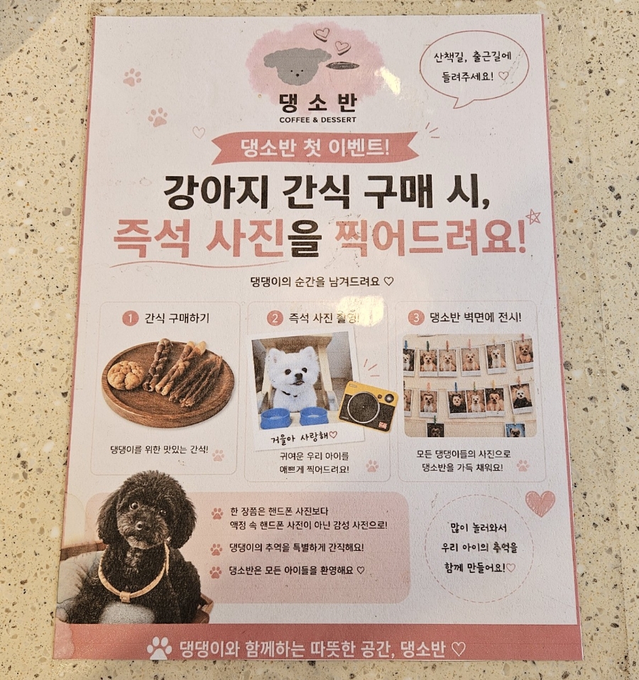 부천역 댕소반: 강아지 수제 간식과 함께하는 애견 동반 카페 — 사진 14