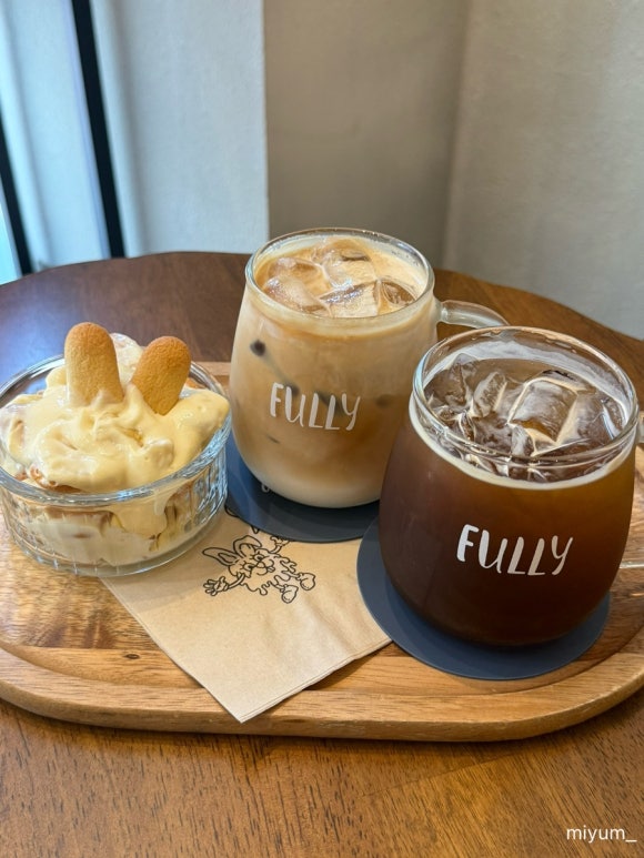 [구리/카페] 구리 카페 추천! '풀리카페 구리꽃길점' 바나나푸딩 맛집 인정