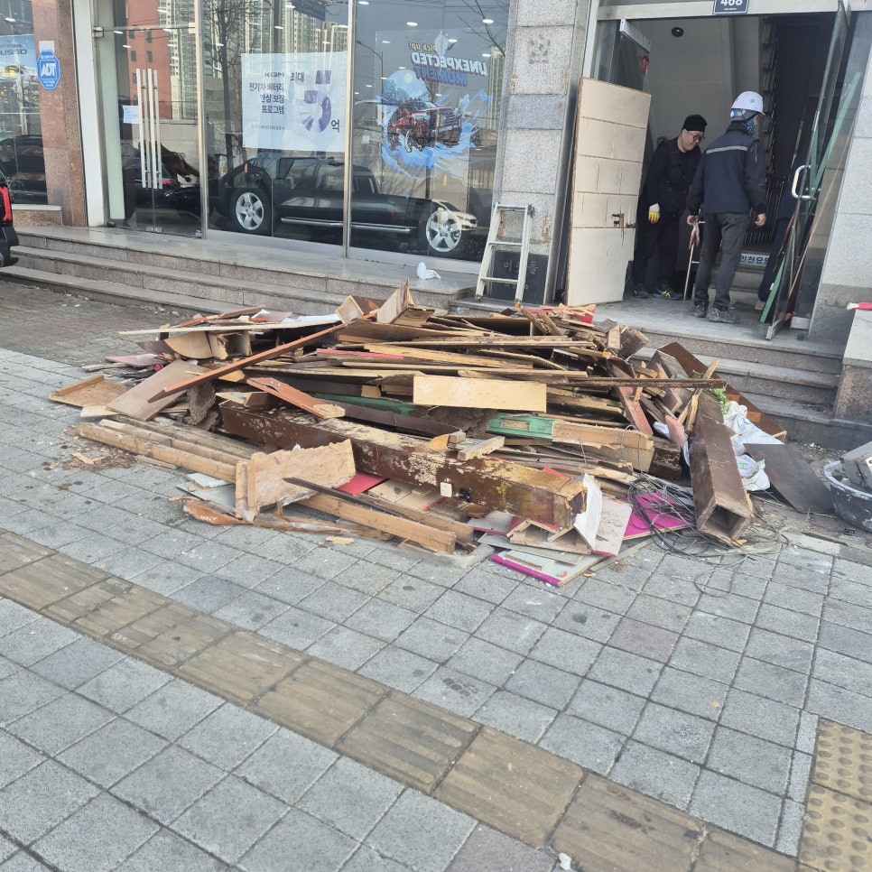 인천 서구 원창동 철거 폐기물처리 상가 공장 혼합폐기물 상차 정리 황소환경 이미지 5