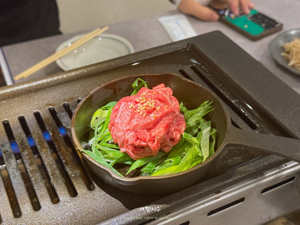 후쿠오카 야키니쿠 맛집 '테츠야' 1인 5천엔 코스 후기 — 사진 17