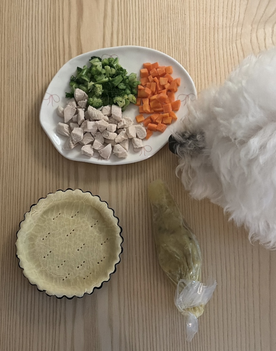 강아지 닭가슴살 고구마 타르트 수제간식 레시피 — 사진 16