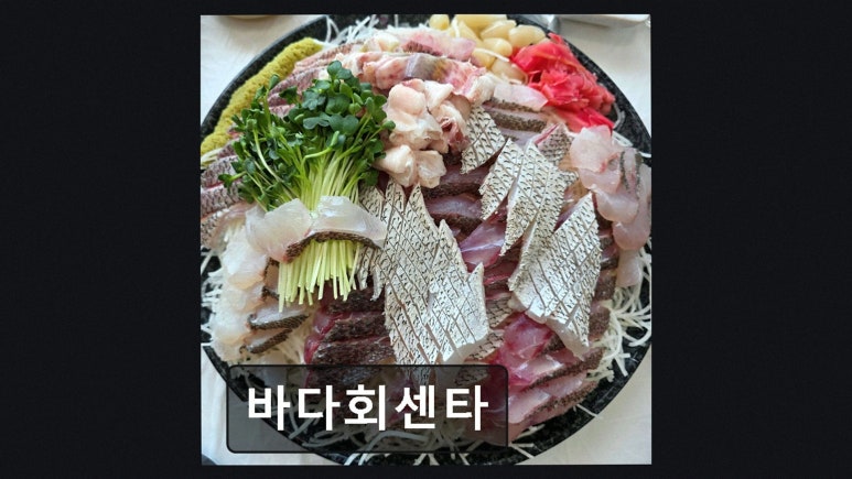 바다회센터 대표 사진