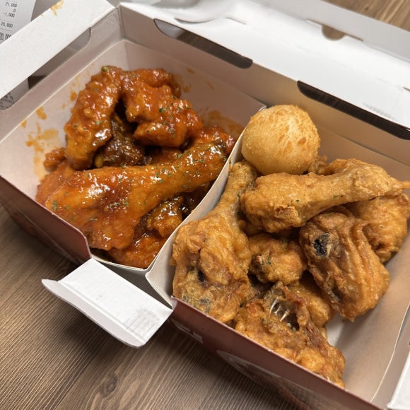 역시 양념치킨은 "페리카나" 신방통정점 주문했어요