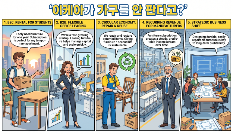 이케아의 구독 비지니스