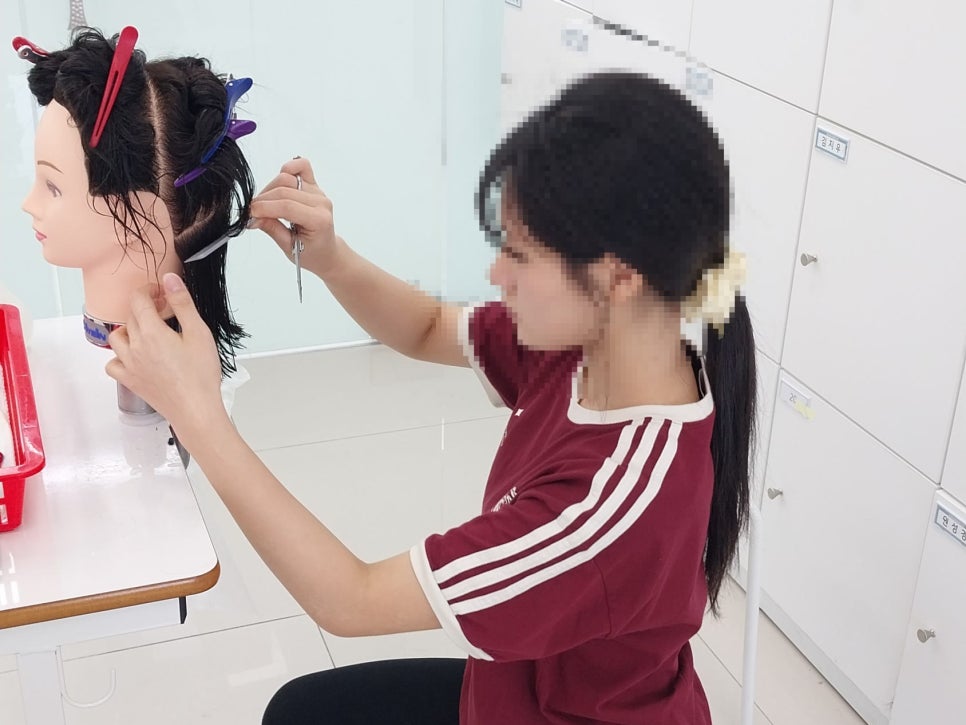 부천미용학원 강아지 미용 과정, 이용사 도전 후기 — 사진 14