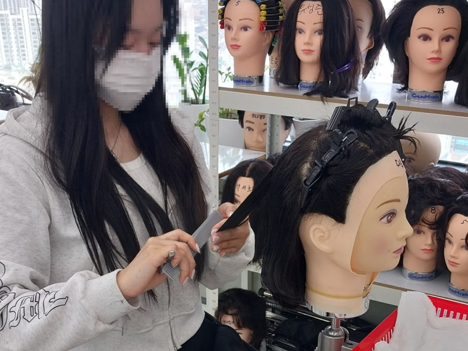 부천미용학원 강아지 미용 과정, 이용사 도전 후기 — 사진 15
