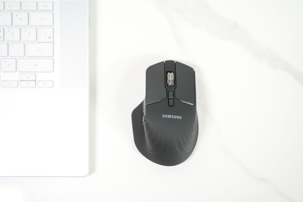 삼성마우스 SM-R2200QB 추천, 노트북 작업용 저소음 인체공학 세미 버티컬 업무용무선마우스 후기 이미지 13