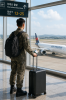 공항 카운터 및 온라인 사전 승인을 위한 군인 할인 신분 증빙서류 안내