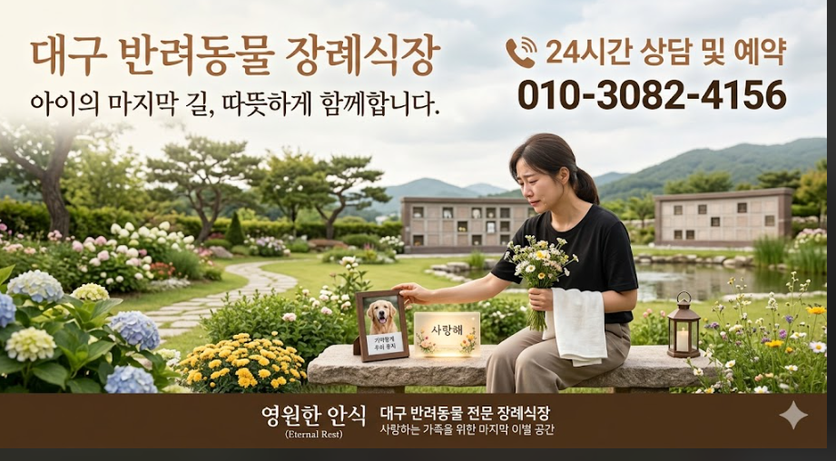 대구 강아지 장례식장: 24시간 상담, 픽업, 투명한 비용 안내