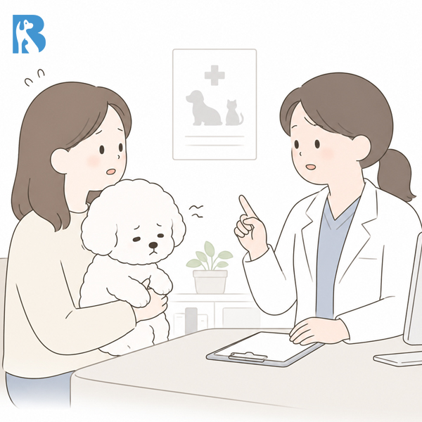 강아지 거위 소리 기침, 기관허탈과 감기 구분법 — 사진 3