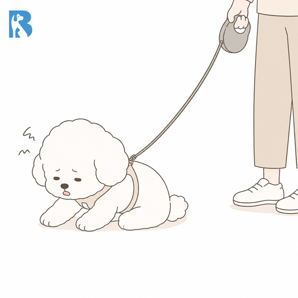 강아지 거위 소리 기침, 기관허탈과 감기 구분법 — 사진 2