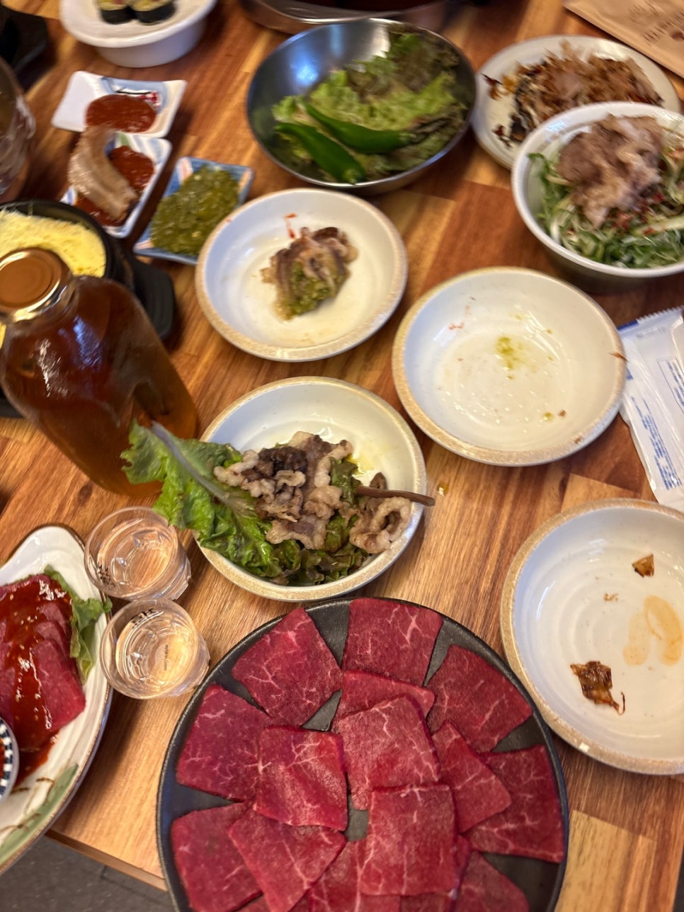 탕정지중해마을맛집 W냉삼의 외관 및 매장 전경