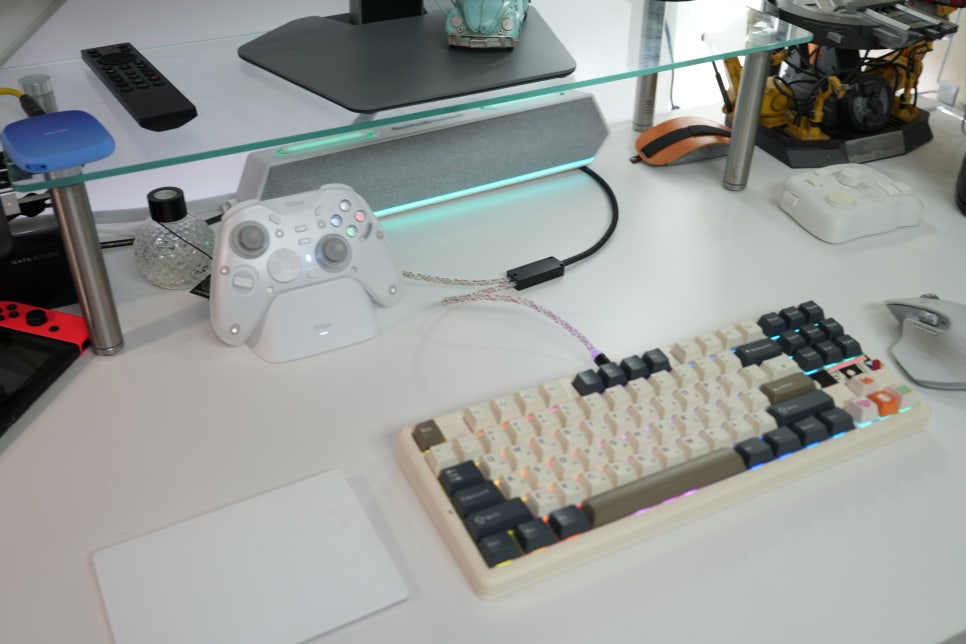 RGB 듀얼 USB-C 케이블 추천, 에포메이커 8K RGB 케이블로 키보드·마우스 연결