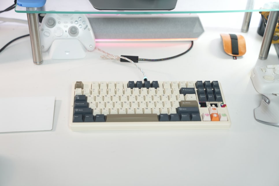 RGB 듀얼 USB-C 케이블 추천, 에포메이커 8K RGB 케이블로 키보드·마우스 연결