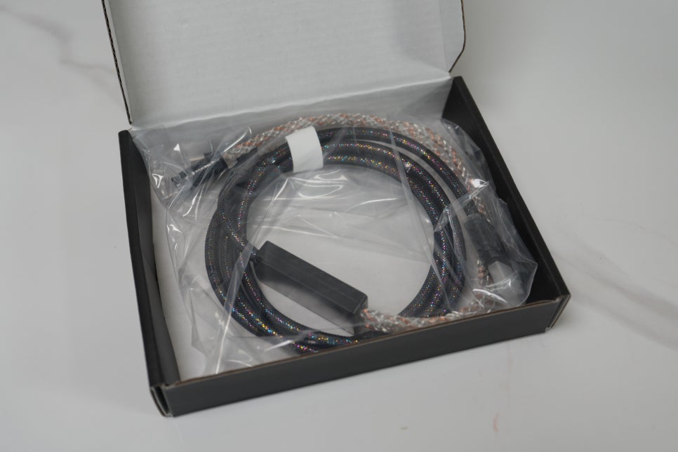 RGB 듀얼 USB-C 케이블 추천, 에포메이커 8K RGB 케이블로 키보드·마우스 연결