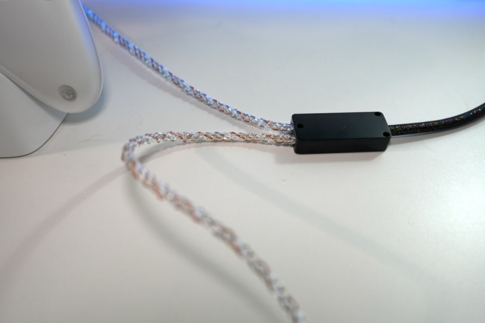 RGB 듀얼 USB-C 케이블 추천, 에포메이커 8K RGB 케이블로 키보드·마우스 연결