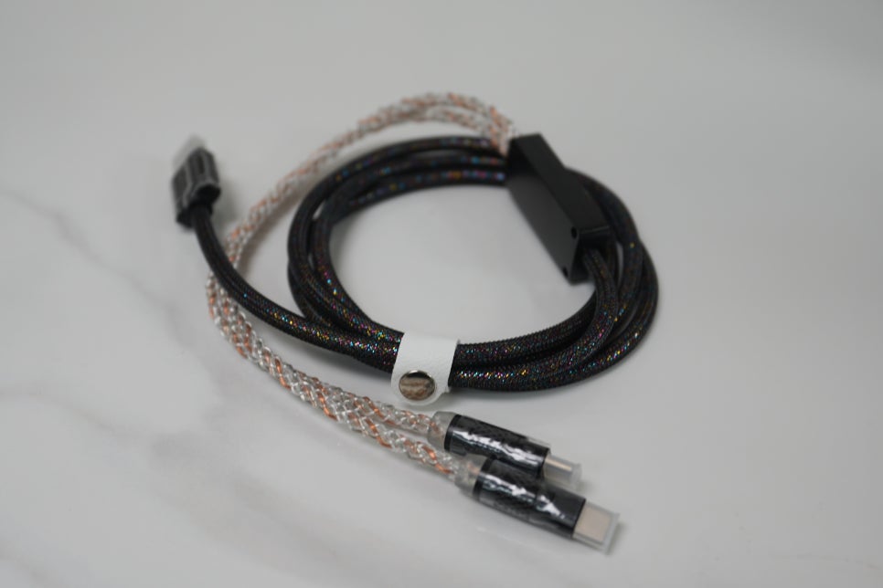 RGB 듀얼 USB-C 케이블 추천, 에포메이커 8K RGB 케이블로 키보드·마우스 연결