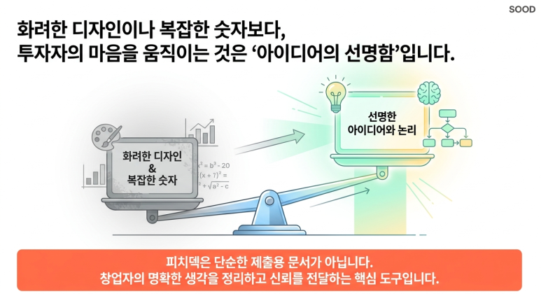 아이디어의 선명함이 중요