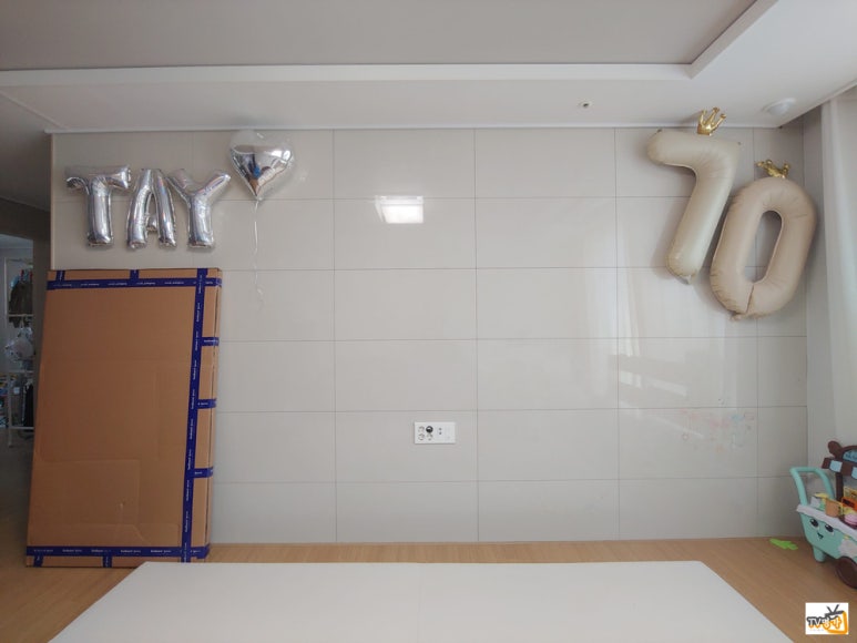 광신프로그레스 삼성 65인치 시공사진 2