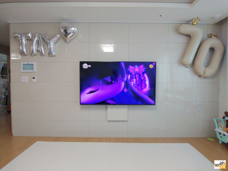 광신프로그레스 삼성 65인치 시공사진 3