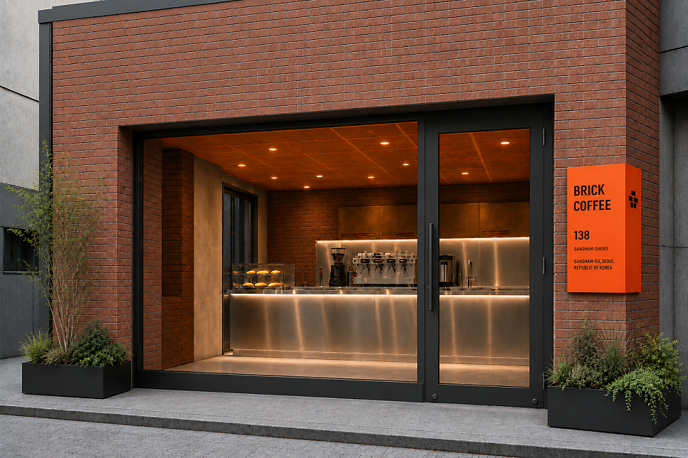 BRICK COFFEE BAR project visualization