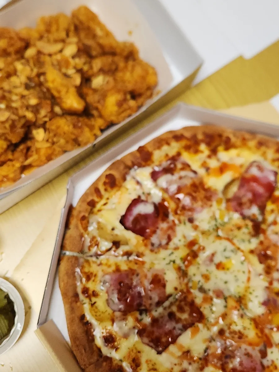 대구피자맛집 대구치킨맛집 2피자1치킨상회 본점 배달주문후기 : 네이버 블로그