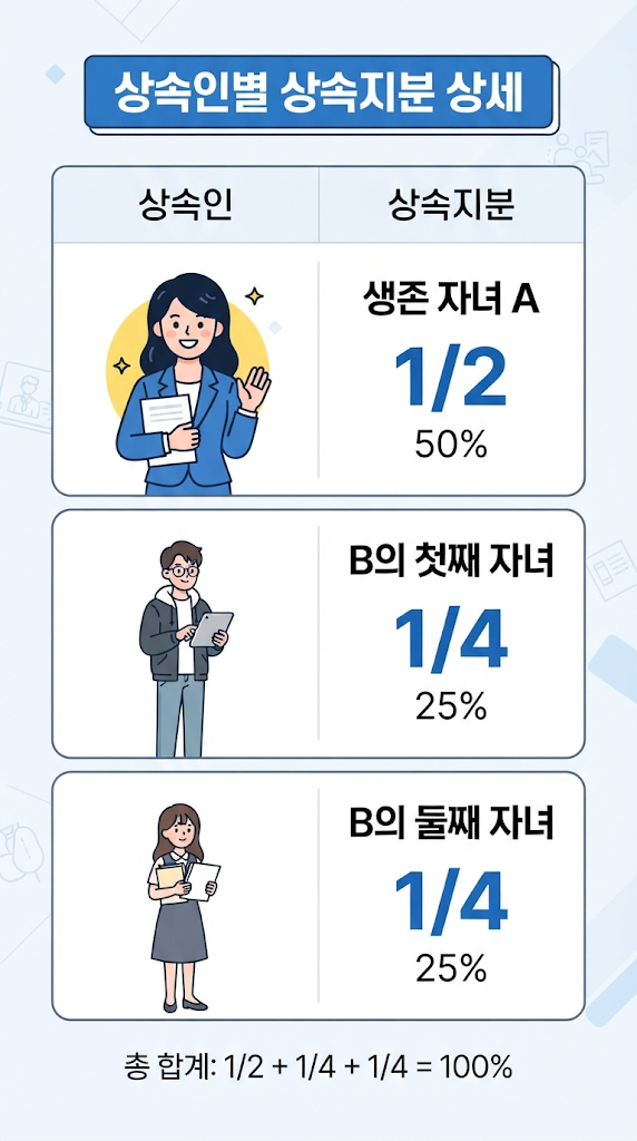 [인천 상속] 부모님보다 자녀가 먼저 사망한 경우 대습상속인·배우자 재혼·상속지분 총정리 관련 이미지