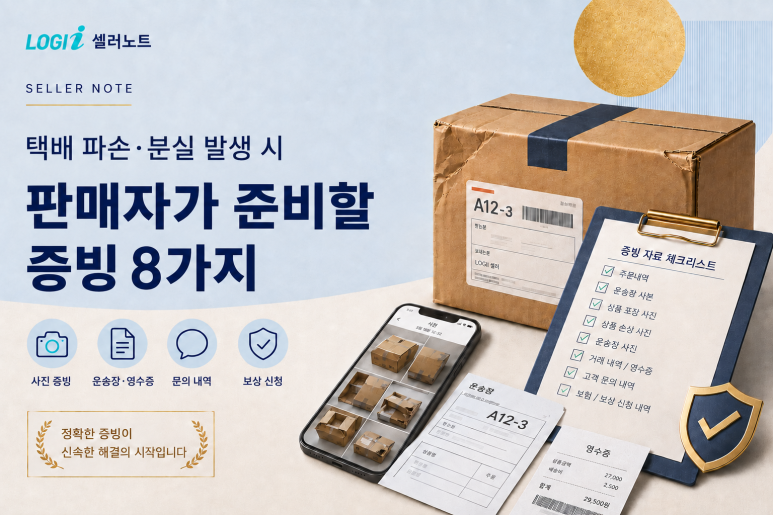 택배 파손·분실 시 판매자가 준비할 증빙 8가지