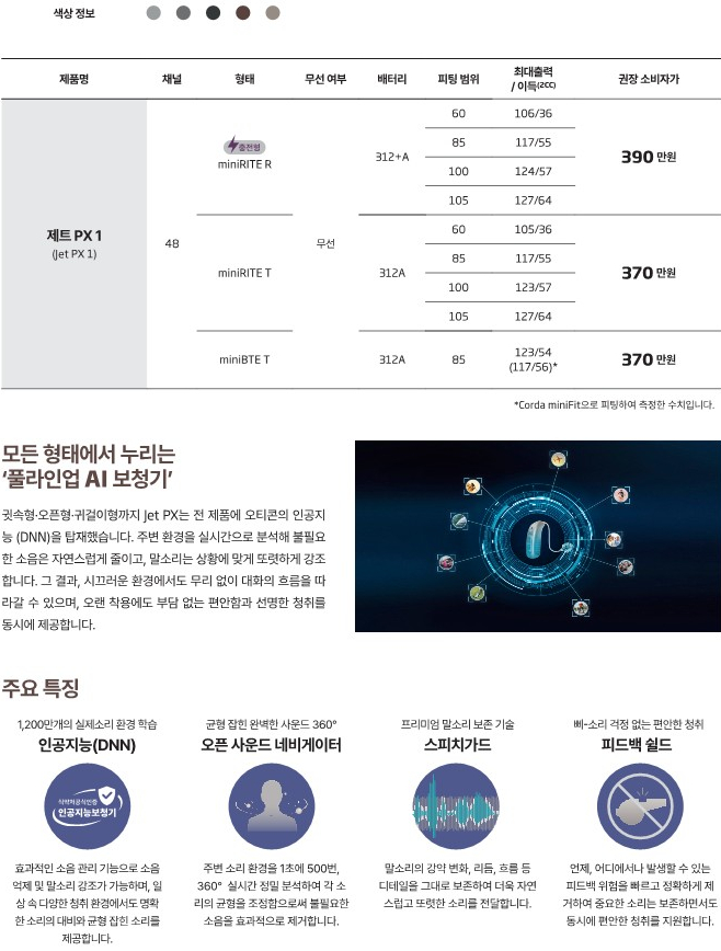 2026년 오티콘 신제품 베릿(Verit) 소개 및 전제품 가격표(Price List) 정리 — 원문 이미지 17
