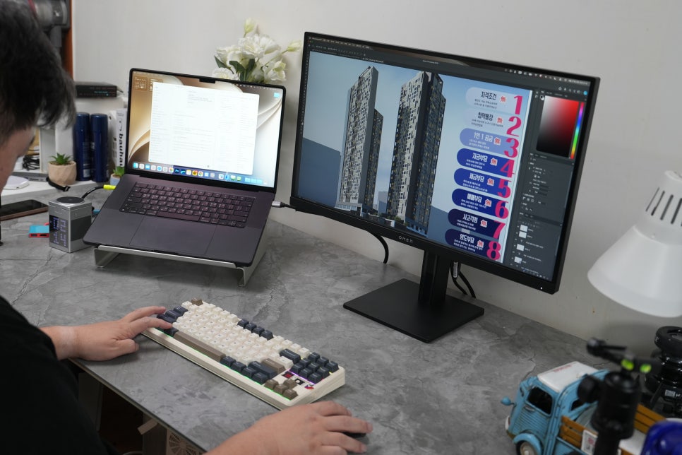 27인치 게이밍 모니터, HP OMEN 27Q G2로 게임과 작업 화면을 바꿔본 후기