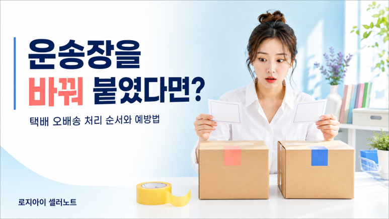 택배 운송장을 바꿔 붙였다면? 쇼핑몰 오배송 처리 순서와 예방법