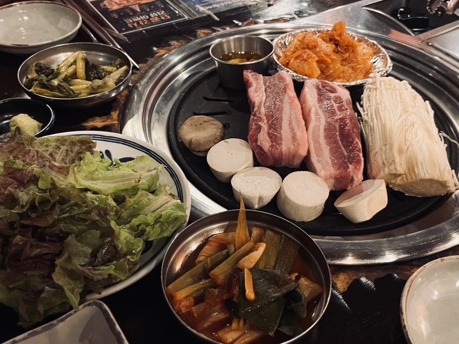 선릉역 삼겹살 육성급 가장 맛있고 편하게 먹는 고기집 오이냉면 필수 : 네이버 블로그