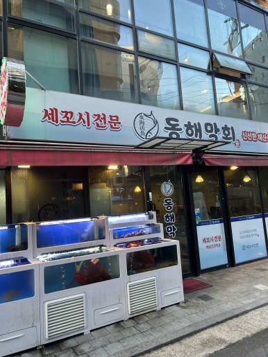 동해막회 사진 2
