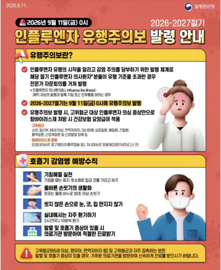 독감 입원환자 13배|유행주의보 발령 뒤 가족이 확인할 5가지 관련 이미지